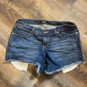 Just black denim shorts size 27